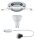 Paulmann Einbauleuchten Set rund starr LED 1x4,5W 230V Chrom/Metall