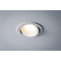 998.74  Paulmann Premium EBL Helia rund schwb LED 2700K 13W 1,4A 115mm Weiß matt Alu Acryl