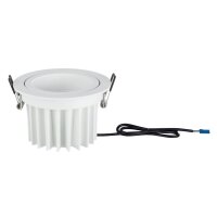 998.74  Paulmann Premium EBL Helia rund schwb LED 2700K 13W 1,4A 115mm Weiß matt Alu Acryl