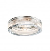 3er Set Paulmann Einbauleuchtenn Glas rund  inkl. LED...