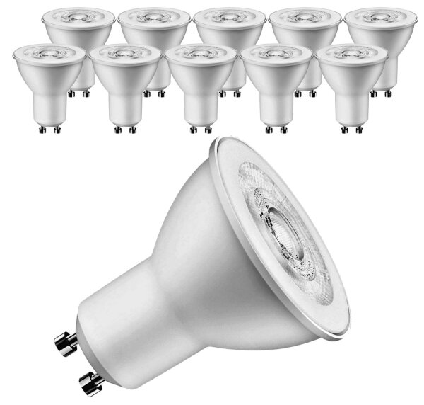 10 x  Paulmann dimmbar GU10 LED Reflektor 7W 460  lumen 230V 2700K 36°