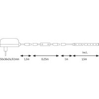 Paulmann Function FlexLED 3D Set 1,5m Warmweiß 5W...