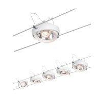 Paulmann WireSystem Powerline II 5x8W G53 Weiß...
