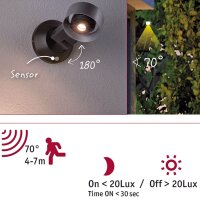 Paulmann Aussenleuchte 230V Cone Lamp IP44 8W 4000K...