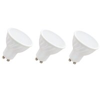 3x  Paulmann Premium Einbauleuchten Daz rund schwenkbar 5W LED 230V GU10 Weiß m./Schw. 926.81.3.LED4000K