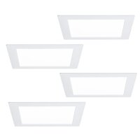 4 x Einbaupanel Neutralweiß 8W Verbrauch 550lm =...