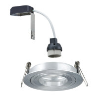 10er Pack  Paulmann Premium Einbauleuchten Drilled Alu...