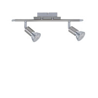 Strahler Georgia 2-flammig Nickel gebürstet inkl. 2x...