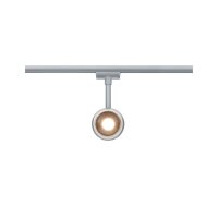 4er Set  Paulmann 969.35 URail Spot Oculus 2x5W Chrom matt 230V Metall dimmbar 2700K entspricht 2x 40W Licht 2x 300 lm