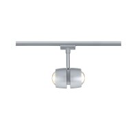 4er Set  Paulmann 969.35 URail Spot Oculus 2x5W Chrom matt 230V Metall dimmbar 2700K entspricht 2x 40W Licht 2x 300 lm