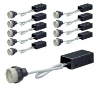 10er Pack  Paulmann Einbauleuchten Anschlussset GU10 230V...