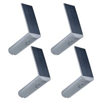 4x Outdoor Solar Wandleuchte Ilias IP44 3000K 100 lumen...