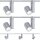4er Set Paulmann 95545.04 URail LED 2770lm Spot Zeuz Chrom matt 33W 39°Abstrahlwinkel 4000 Kelvin dimmbar Neutralweiß