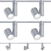 4er Set Paulmann 95533 URail LED 2860lm Spot Zeuz Chrom...