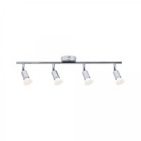 Deckenleuchte Badezimme Badlampe Spot FR Carolina IP44 max. 4x10W GU10 chrom 230V Metall
