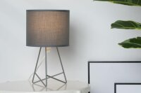 48000 Pauleen Shiny Star Tischleuchte E14 Grau 230V Metall/Stoff