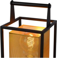 LUCIDE SANSA - Tischlampe - 1xE27 - Schwarz