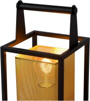 LUCIDE SANSA - Tischlampe - 1xE27 - Schwarz