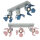 Lucide PICTO Deckenleuchte Kinderzimmer 3x GU10 Leuchtmittel Blau Deckenstrahler