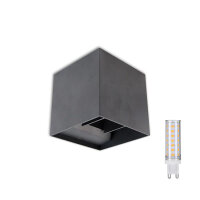 Up/Down Außen Wandleuchte verstellbar Würfel...