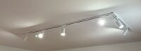 MRail 230V Schienensystem in Weiß GU10 Spots Komponenten Stangensystem austauschbare LED Leuchtmittel  Weiß
