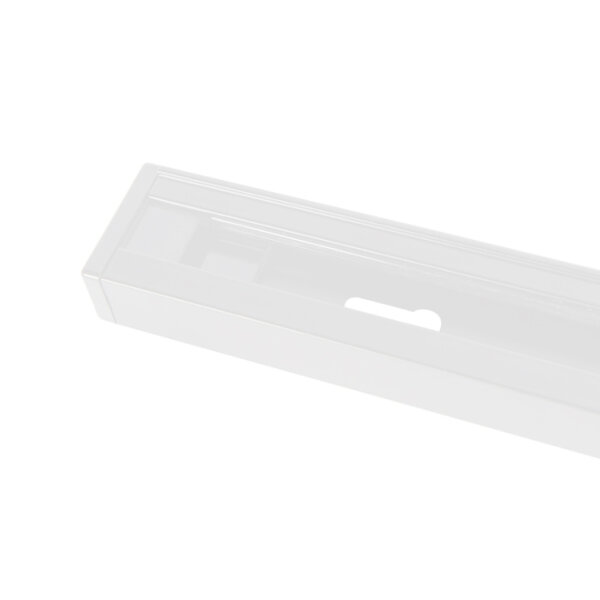 MRail 1 Meter Schiene inkl. 1 Endkappe Weiß