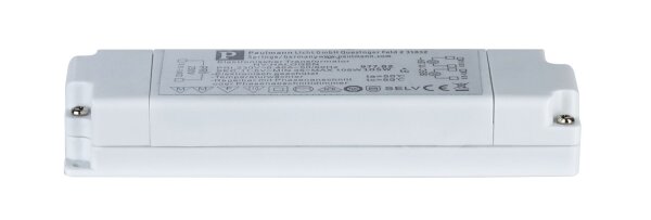 Paulmann VDE Flat Elektroniktrafo 35-105W 230/12V 105VA Weiß