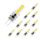 MILI 10er Set Leuchtmittel 180 lumen klar 1,8W G4 3000K 12V