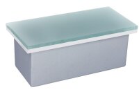 Premium EBL Set Quadro 6x35W 2x105VA 230/12V GU5,3 68mm Eisen gebürstet/Alu Zink