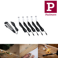 Paulmann Special Boden Einbauleuchten Set MicroPen IP67 5x0,16W 3000K 6VA 12mm Edelstahl