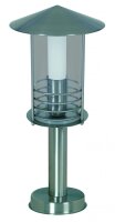 Nice Price Nice Price Aussenleuchte Kegel Pollerleuchte 410mm IP44 1x11W E27 Edelstahl 230V Metall