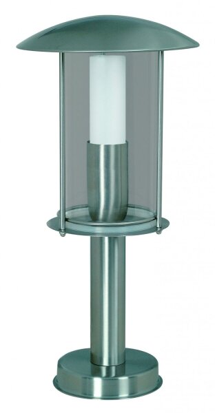 Nice Price Nice Price Aussenleuchte Pollerleuchte rund 400mm IP44 1x11W E27 Edelstahl 230V Metall